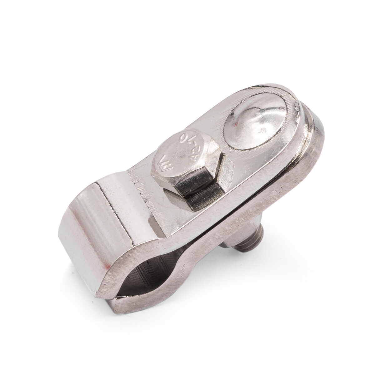 T2 -67 Split Screen Chrome Mirror Head Clamps, Each