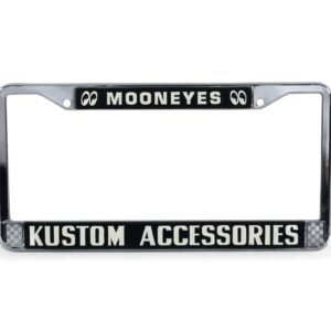 Mooneyes Black US Style License Plate Frames
