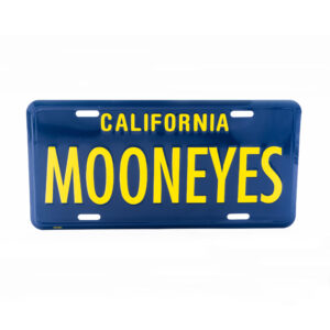 Blue Mooneyes Show Plate License Plate