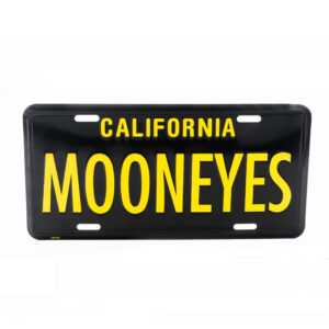 Black Mooneyes Show Plate License Plate