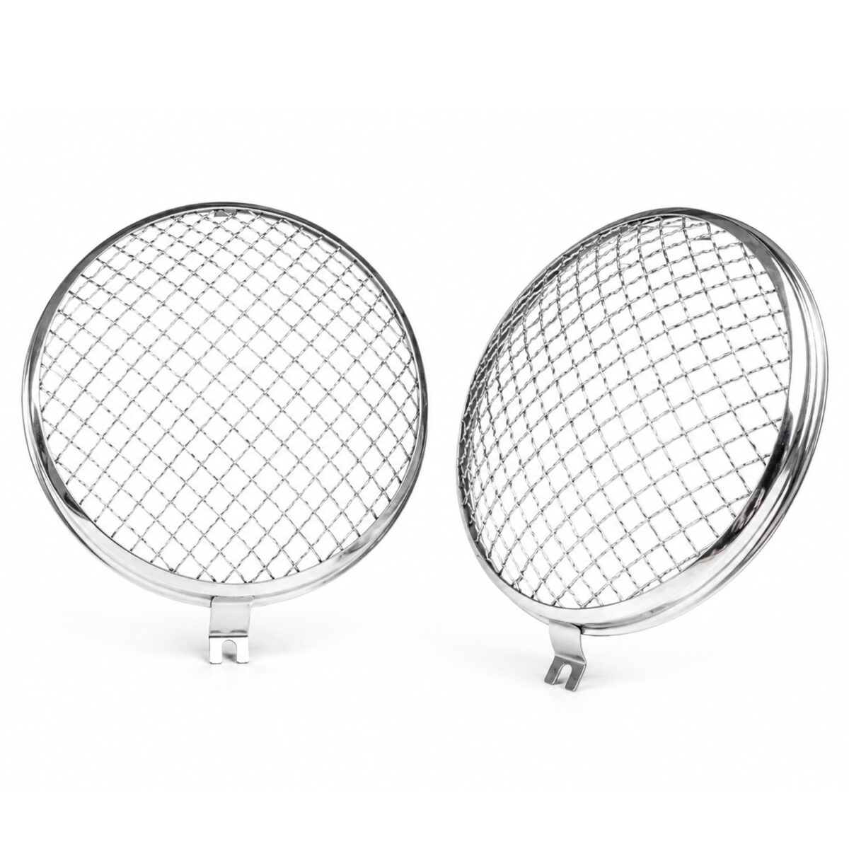 T1 / T2 -67 Stainless Steel Mesh Headlamp Grills, Pair