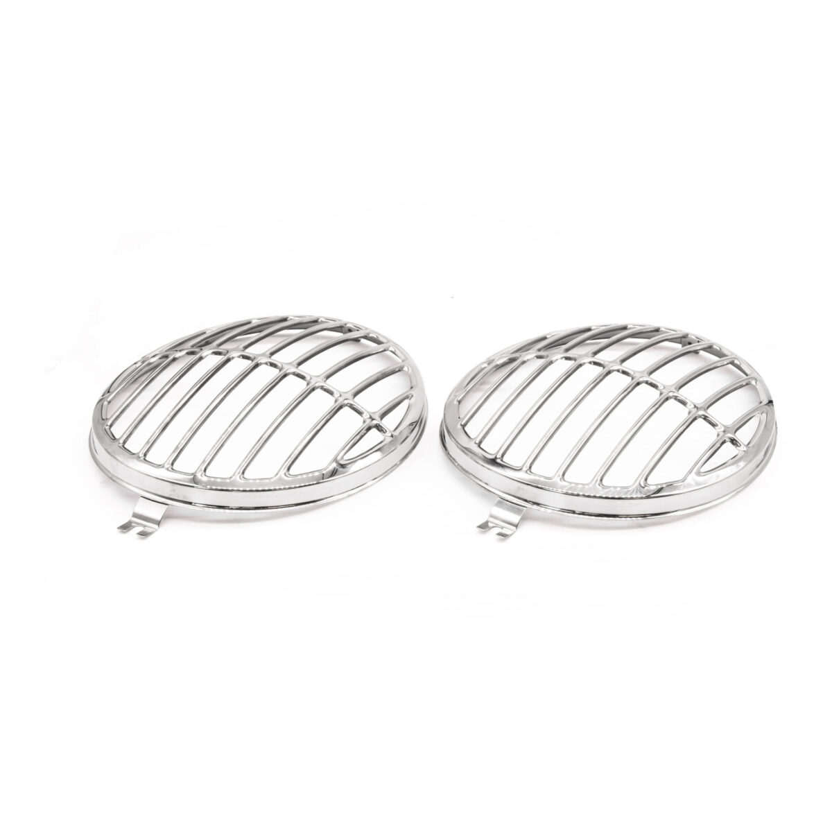 Porsche 356 Stainless Headlamp Grills, Pair