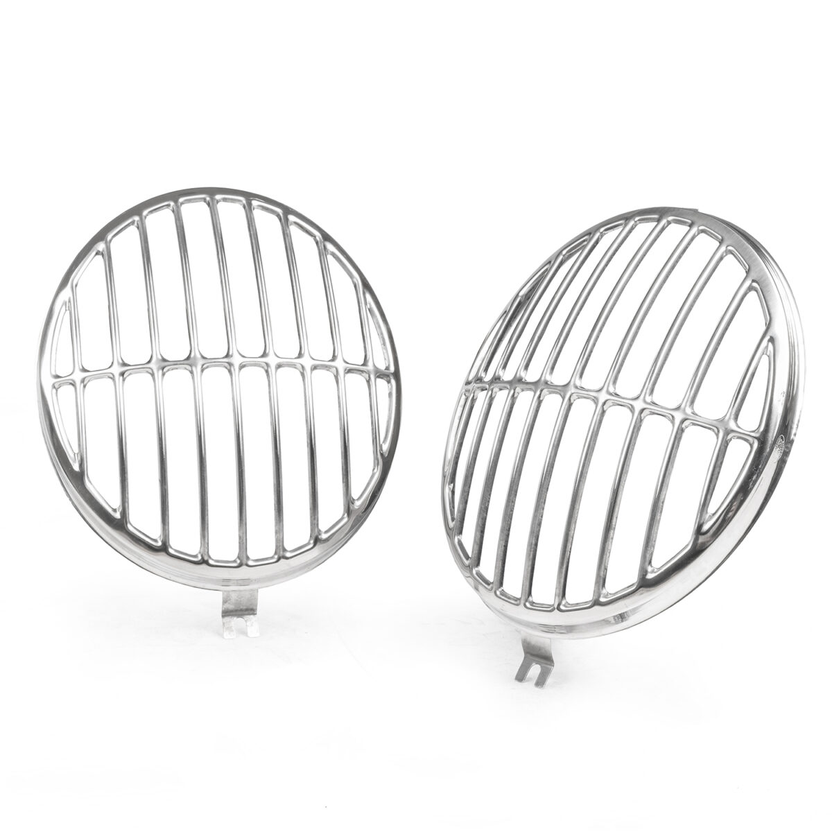 Porsche 356 Stainless Headlamp Grills, Pair