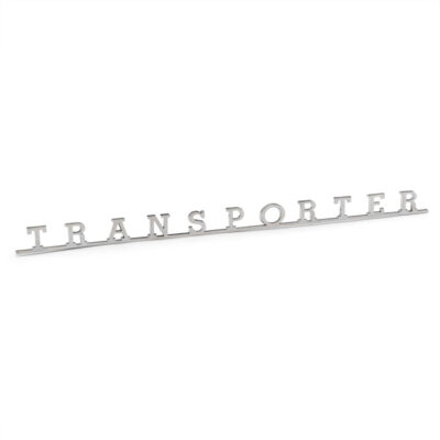 Transporter Script Badge, Stainless, Self Adhesive