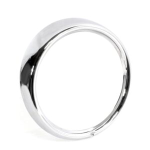 T1 / T2 / T3 1961-85 OE Quality Chrome Headlamp Ring w/ 1 Hole