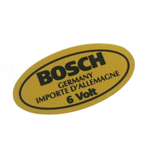 OE Sticker, 6 Volt for Bosch Coil