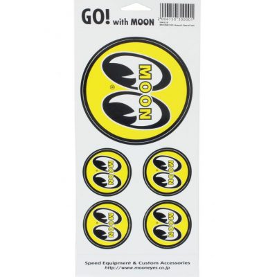 Sticker, Mooneyes 5 Moon Eyeball Decal