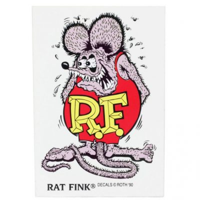 Sticker, Rat Fink Die Cut Purple 6" Decal