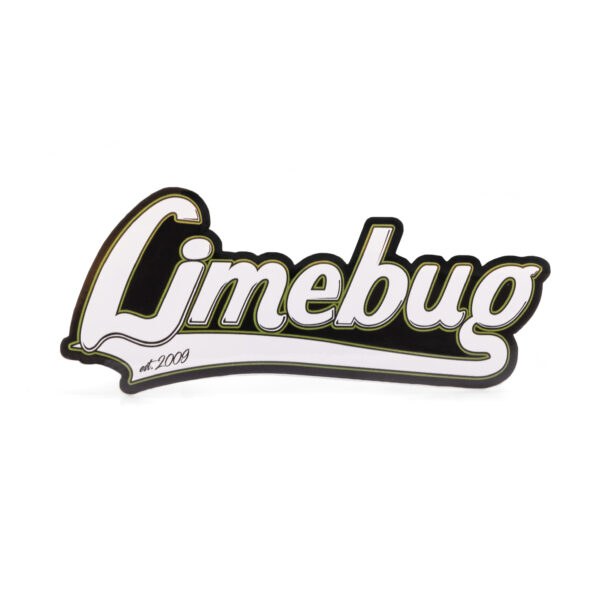 Sticker, Limebug Die Cut Script 4.5" Decal