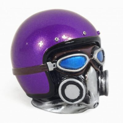 Gasmask Resin Purple Gear Shift Knob