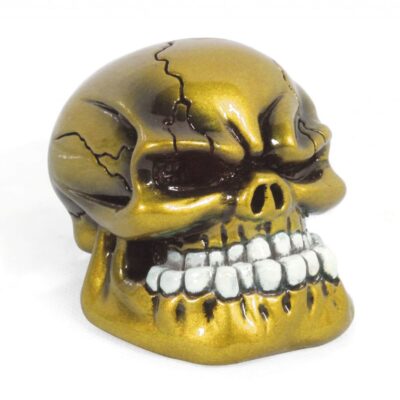 Skull Gold Gear Shift Knob