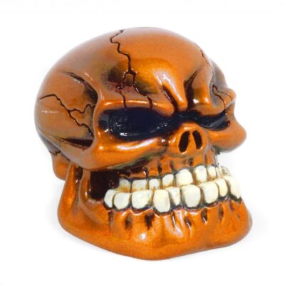 Skull Orange Gear Shift Knob