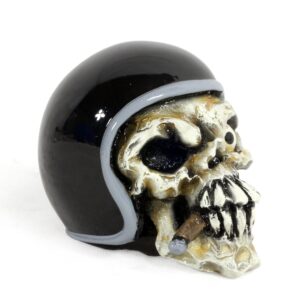 Smokin Helmet Skull Black Gear Shift Knob