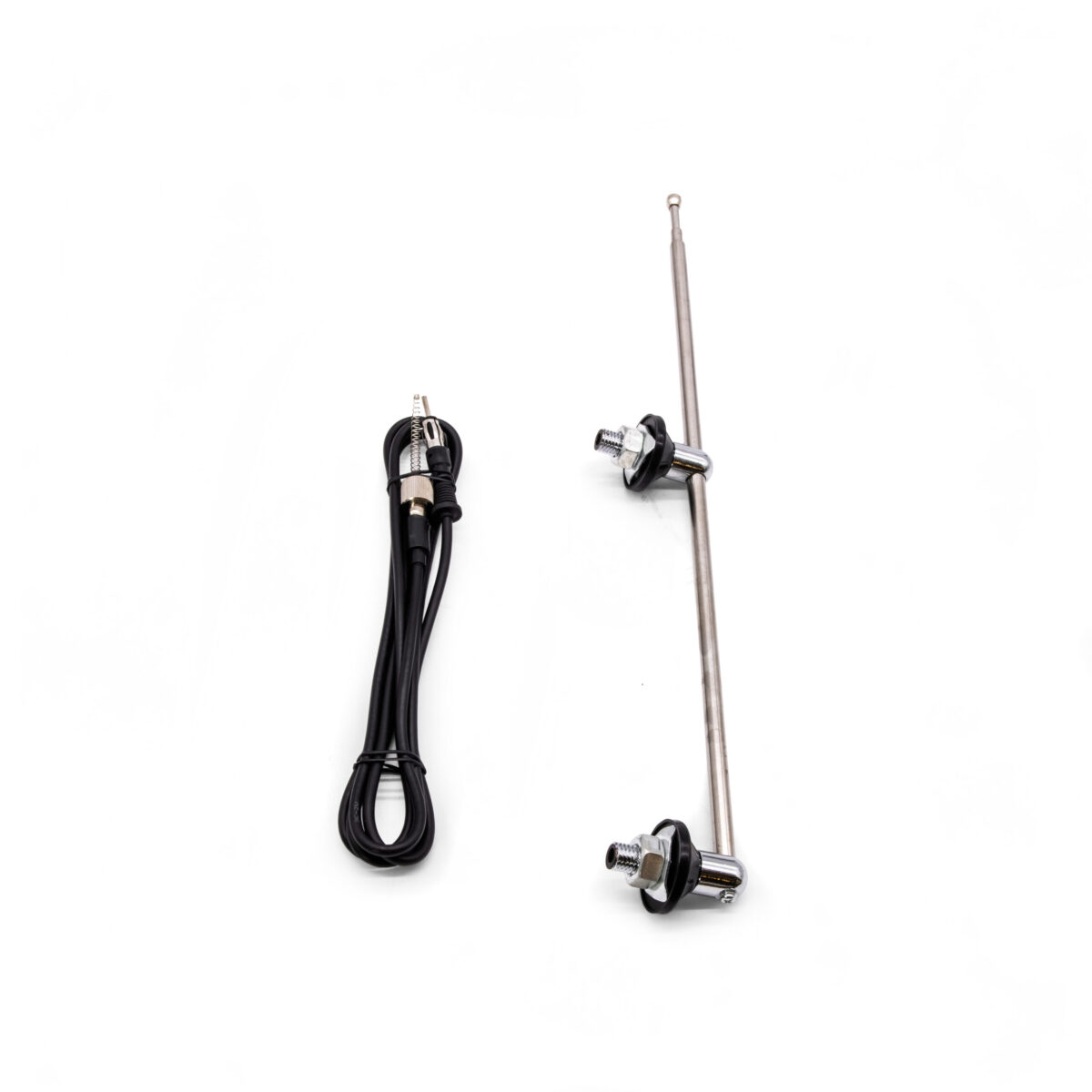 T1 / T2 Twin Post Antenna Chrome