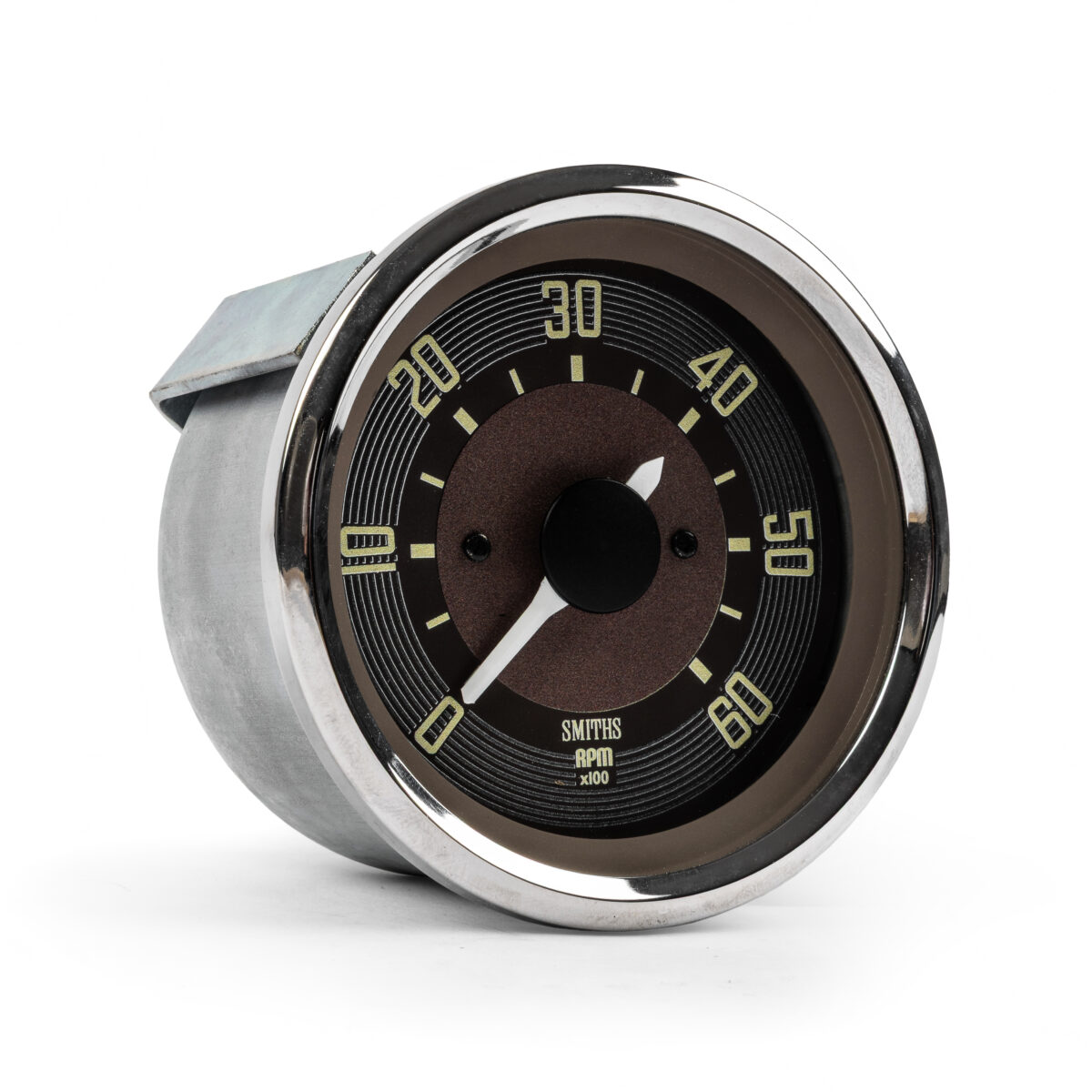T1 / T2 -67 Smiths OE Style Brown, 6000RPM Tachometer Rev Counter Gauge, 80mm