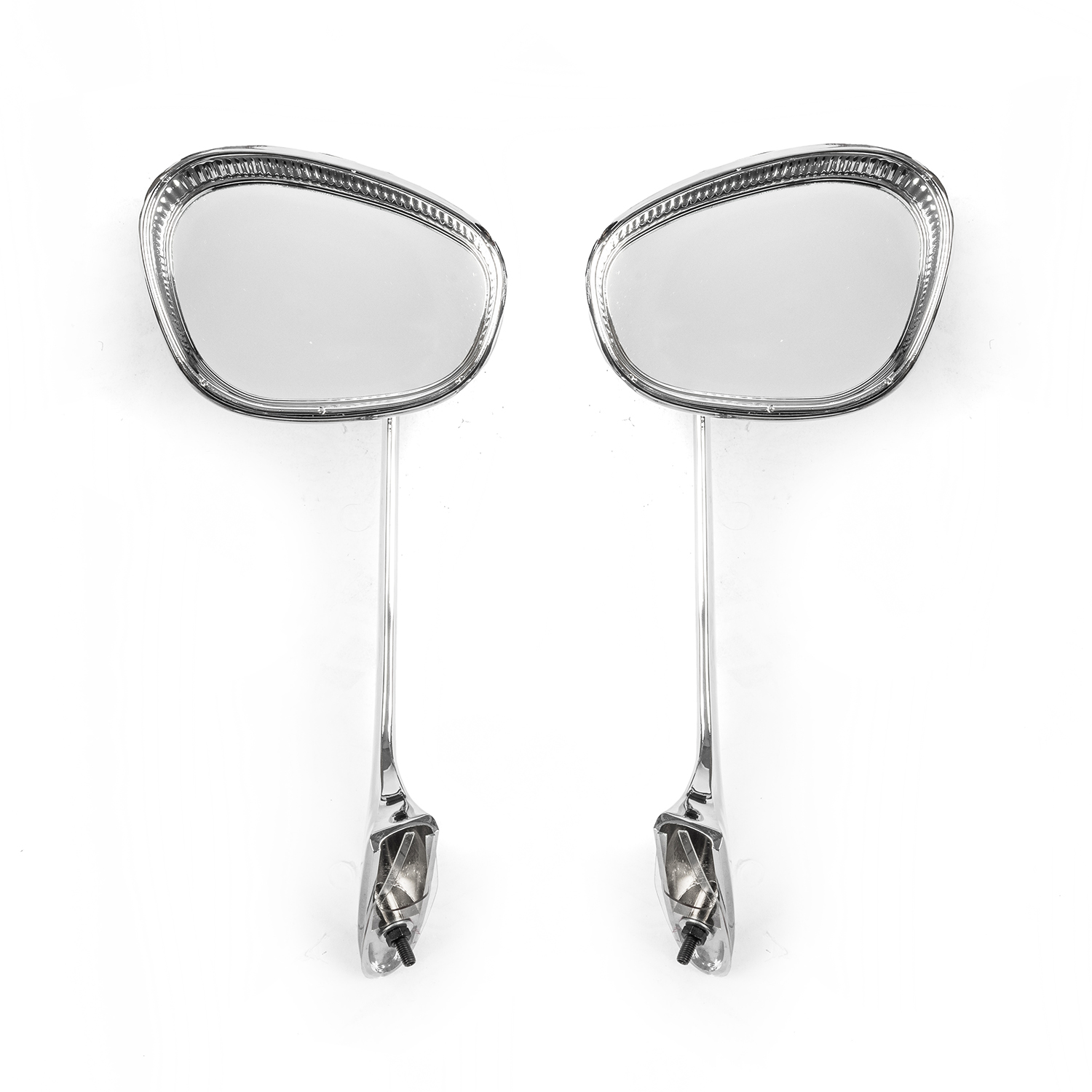 T1 Hooded Albert Swan Neck Mirrors, Pair