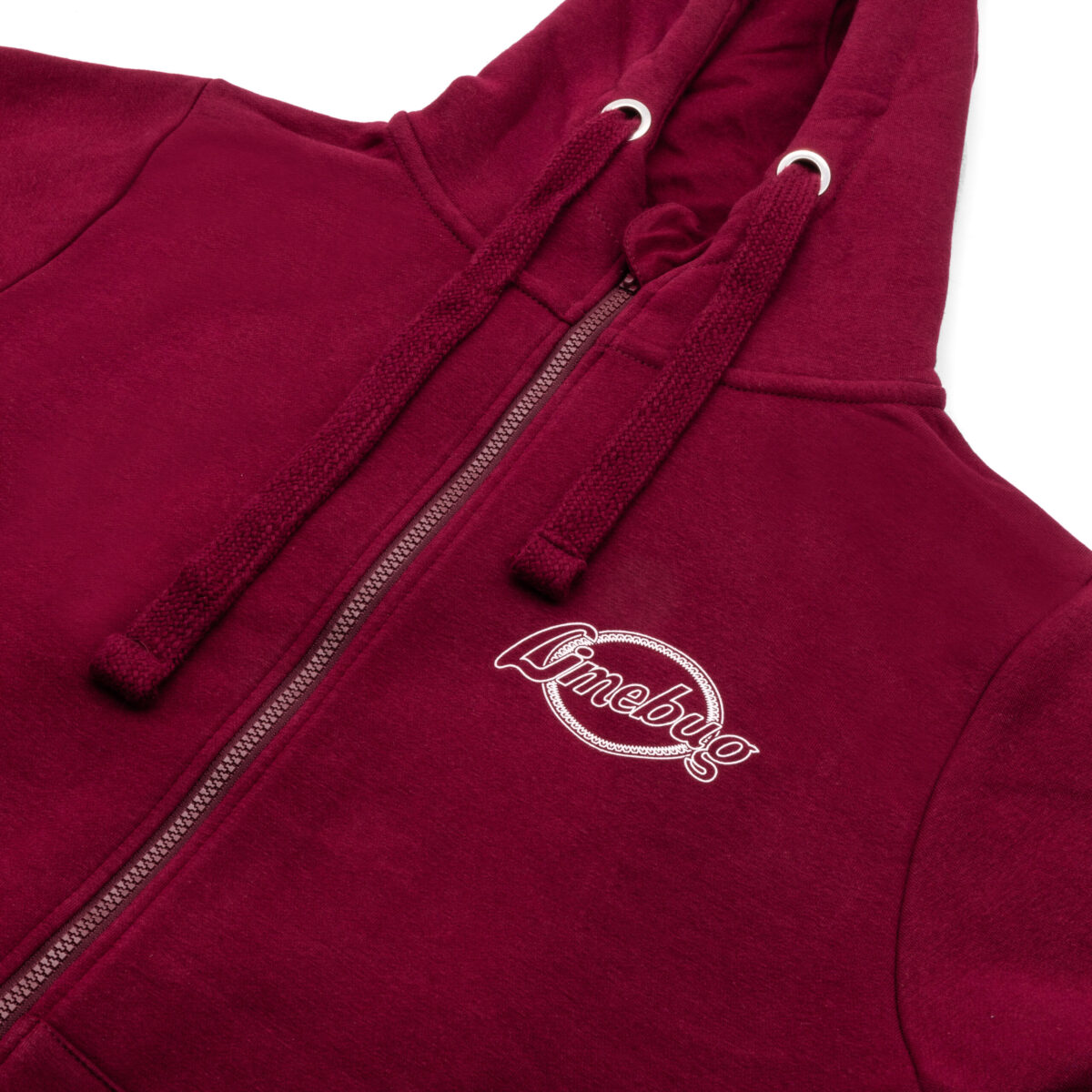 Limebug Official Burgundy 2019 Premium Team Zip Up Hoody / Hoodie