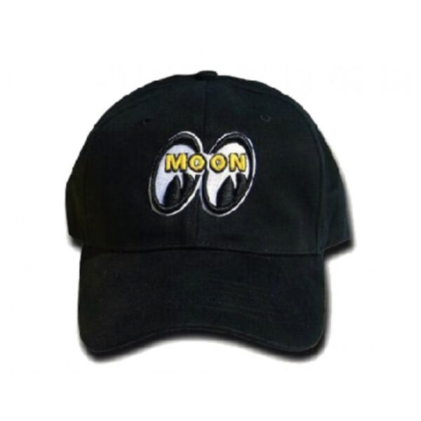Mooneyes Moon Logo Hat Cap (Black)