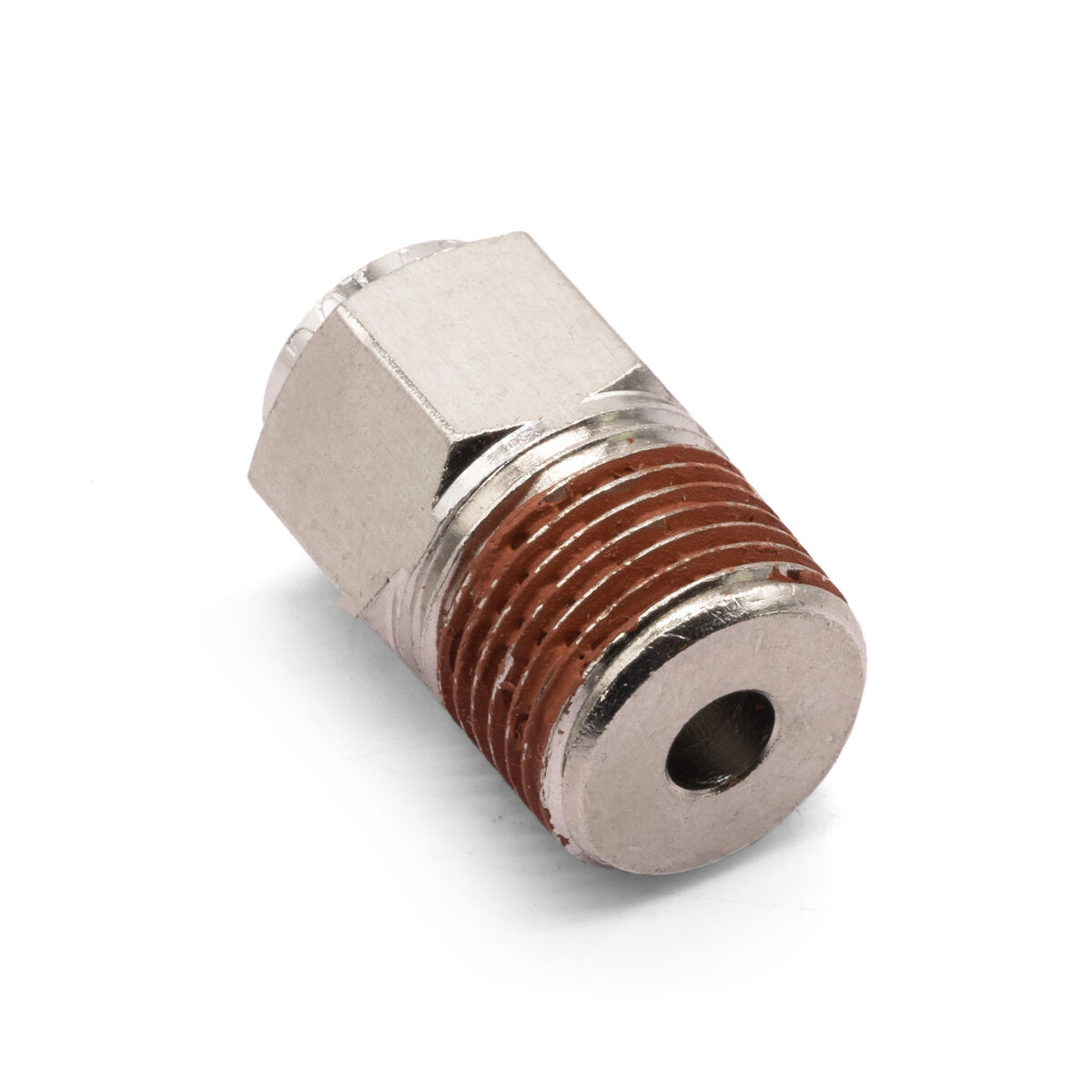 3/8" NPT(M) to 3/8" Air Line Push Connect Straight Fitting, DOT