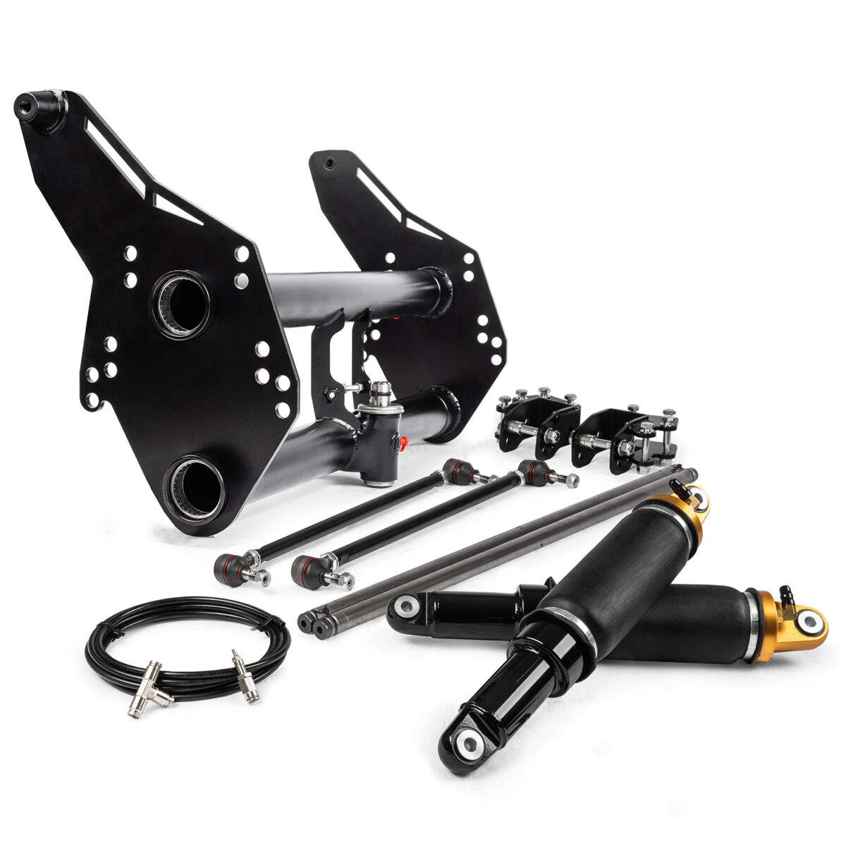 1968-79 Bay Window 4" Narrowed Complete Front Air Ride Kit with Elite Series Beam