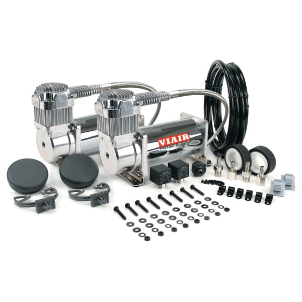 Viair Chrome Dual 380C Air Compressor Kit (200PSI)