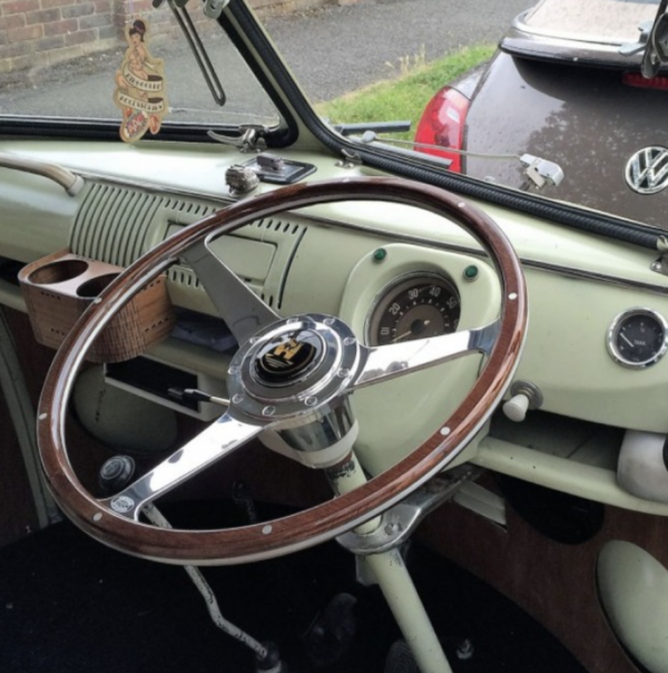 T2 1950-67 Split Screen Woodrim Deluxe Steering Wheel Kit