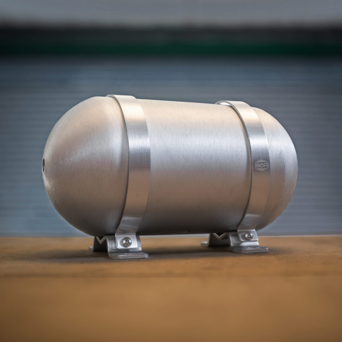 1.5 Gallon MOA Seamless Aluminium Stubby Air Tank (5x NPT Ports, 200 PSI Rated)