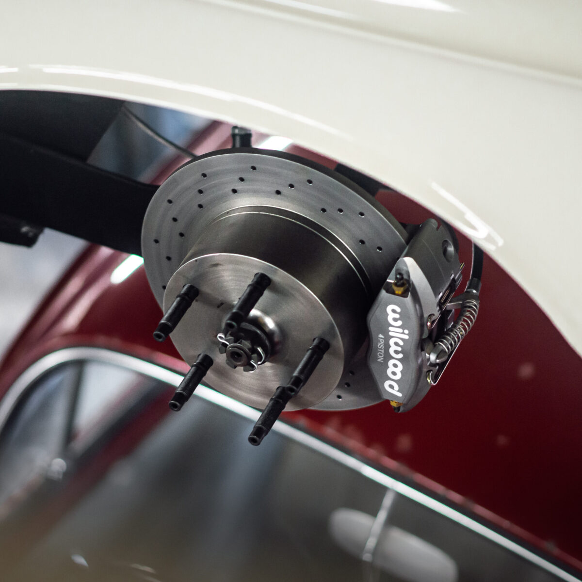 T1 Titan Wilwood 4 Pot Beetle Ghia -65 Link Pin 5x130 Porsche Front Disk Brake Conversion Kit