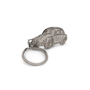 VW Beetle Key Ring Metal