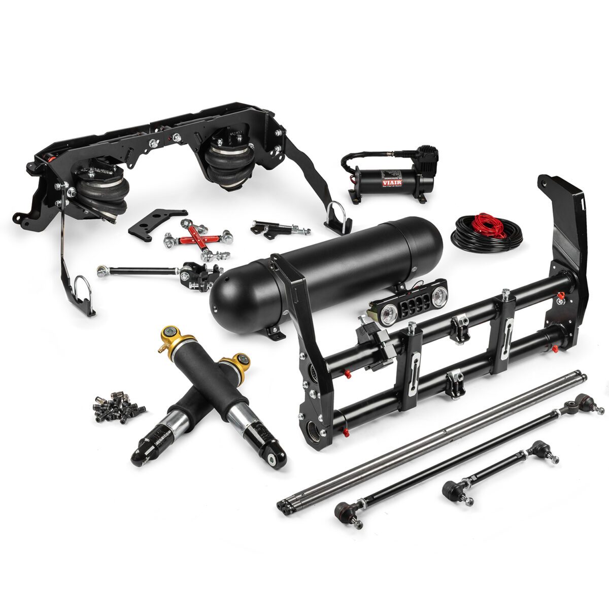 1966-79 Beetle / Ghia 2" Narrowed Ball Joint Deluxe Cantilever Swing Axle / IRS Air Ride Kit