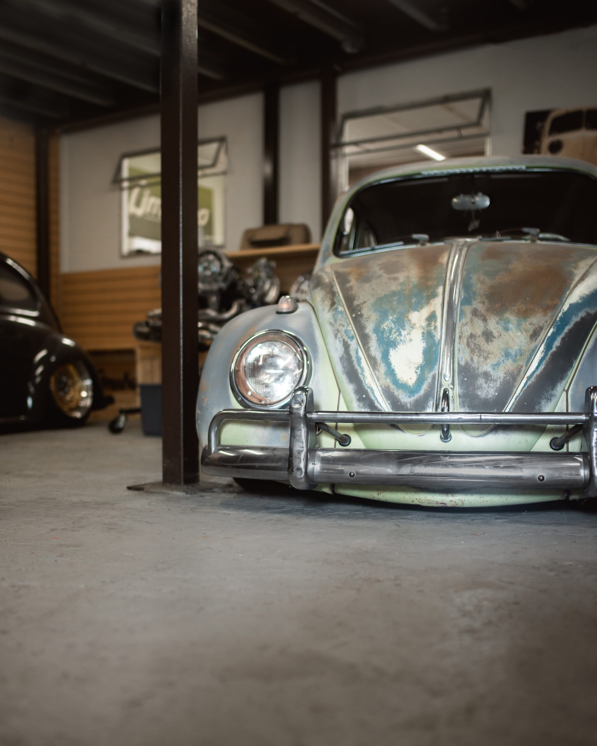 ’63 Green Patina Beetle