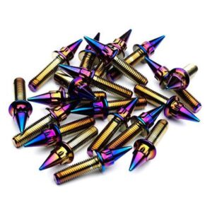Steel M7 Neo Chrome Spiked Bolt