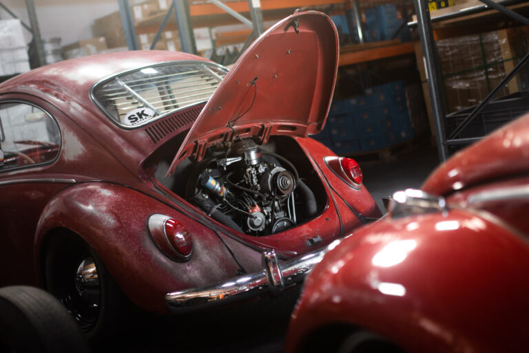 '66 Ruby Red Patina Beetle