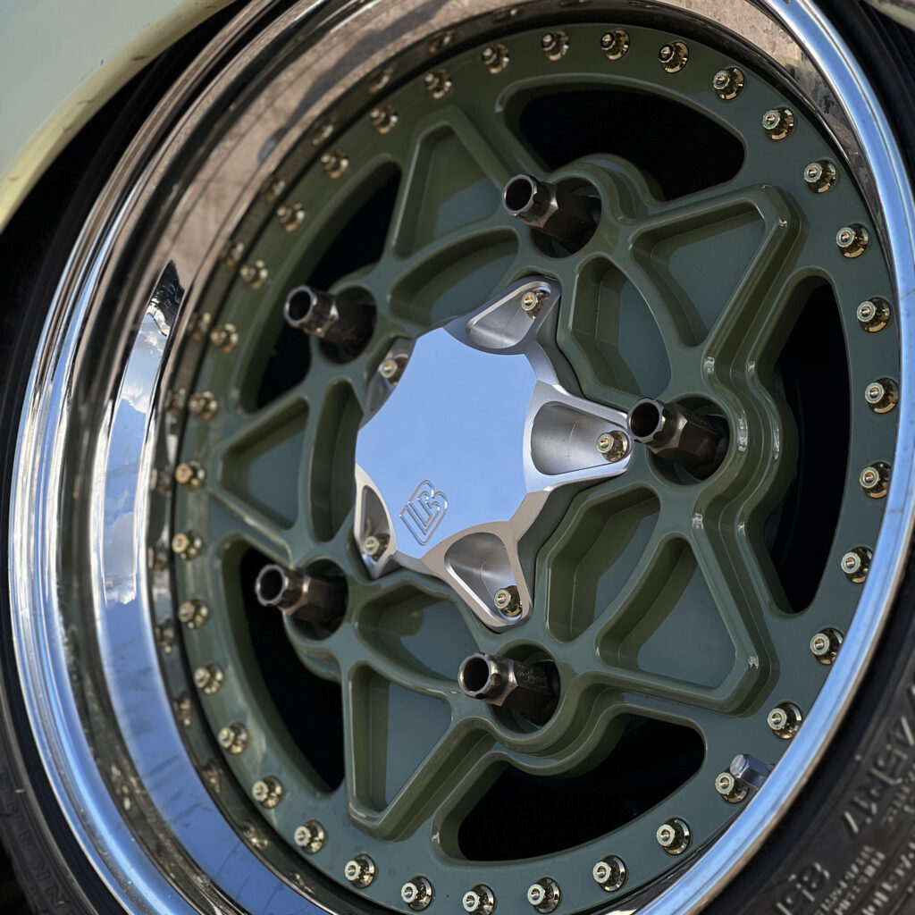 6335 Split Rims on Limebug 1963 Beetle