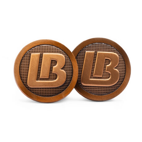 Bronze Limebug Adhesive Emblems , Pair