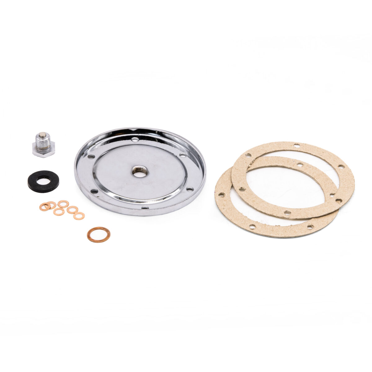 Chrome Oil Sump Plate Cover & Fixings