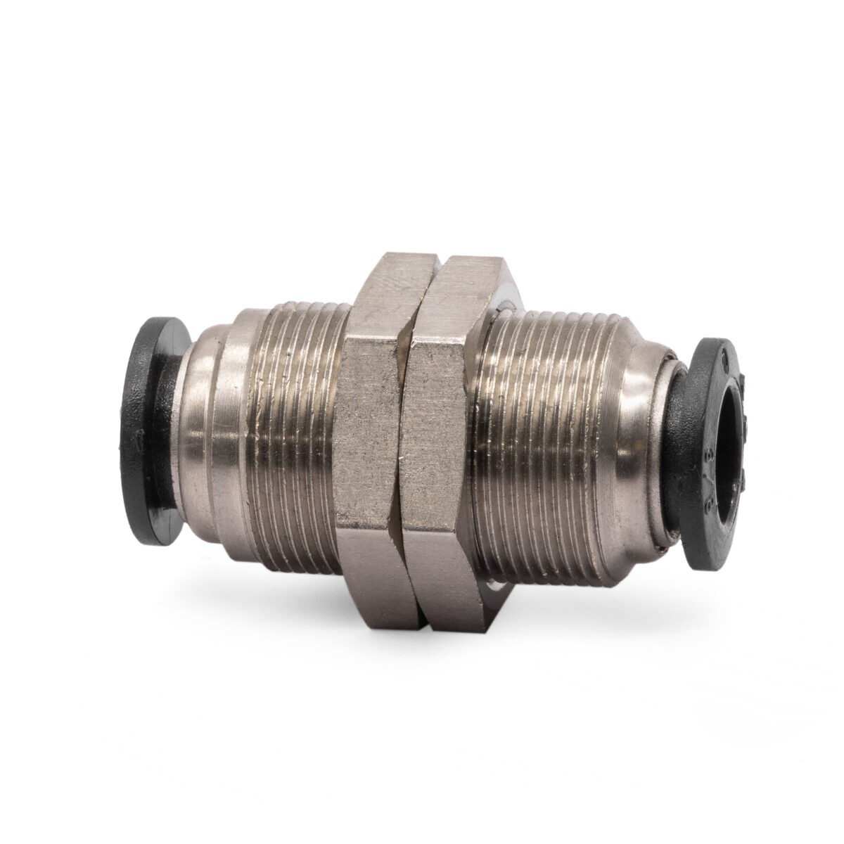 3/8" BulkHead Push Lock PTC Air Line Fitting