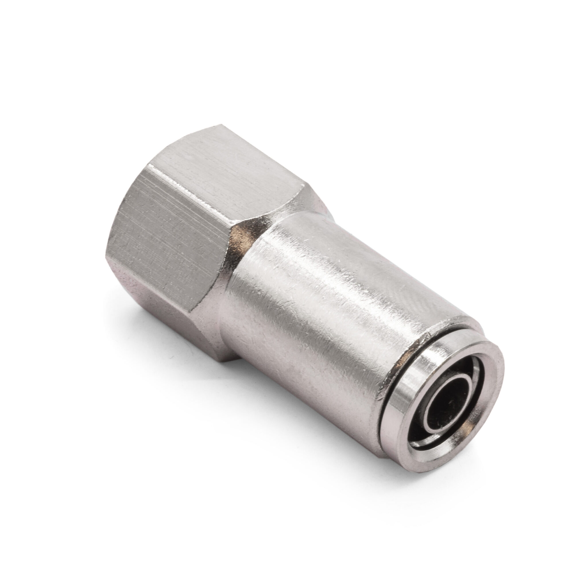 1/8" NPT(F) to 3/8" Push Lock PTC Air Line Straight Fitting Limebug