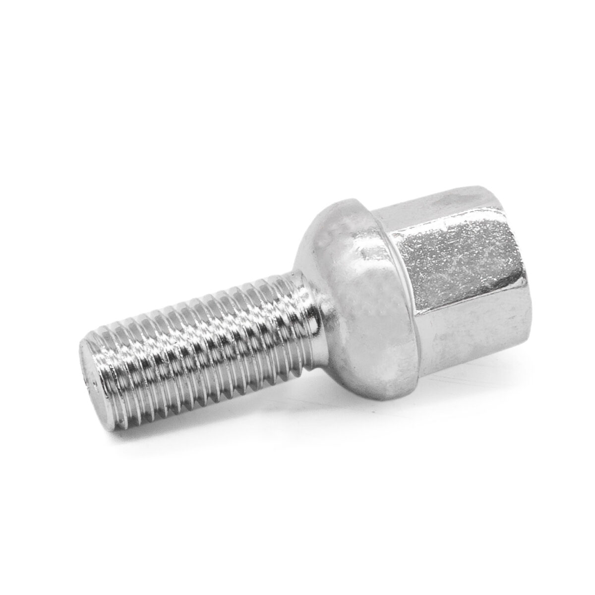 M12x1.5 Chrome Radiused Wheel Bolts 20mm