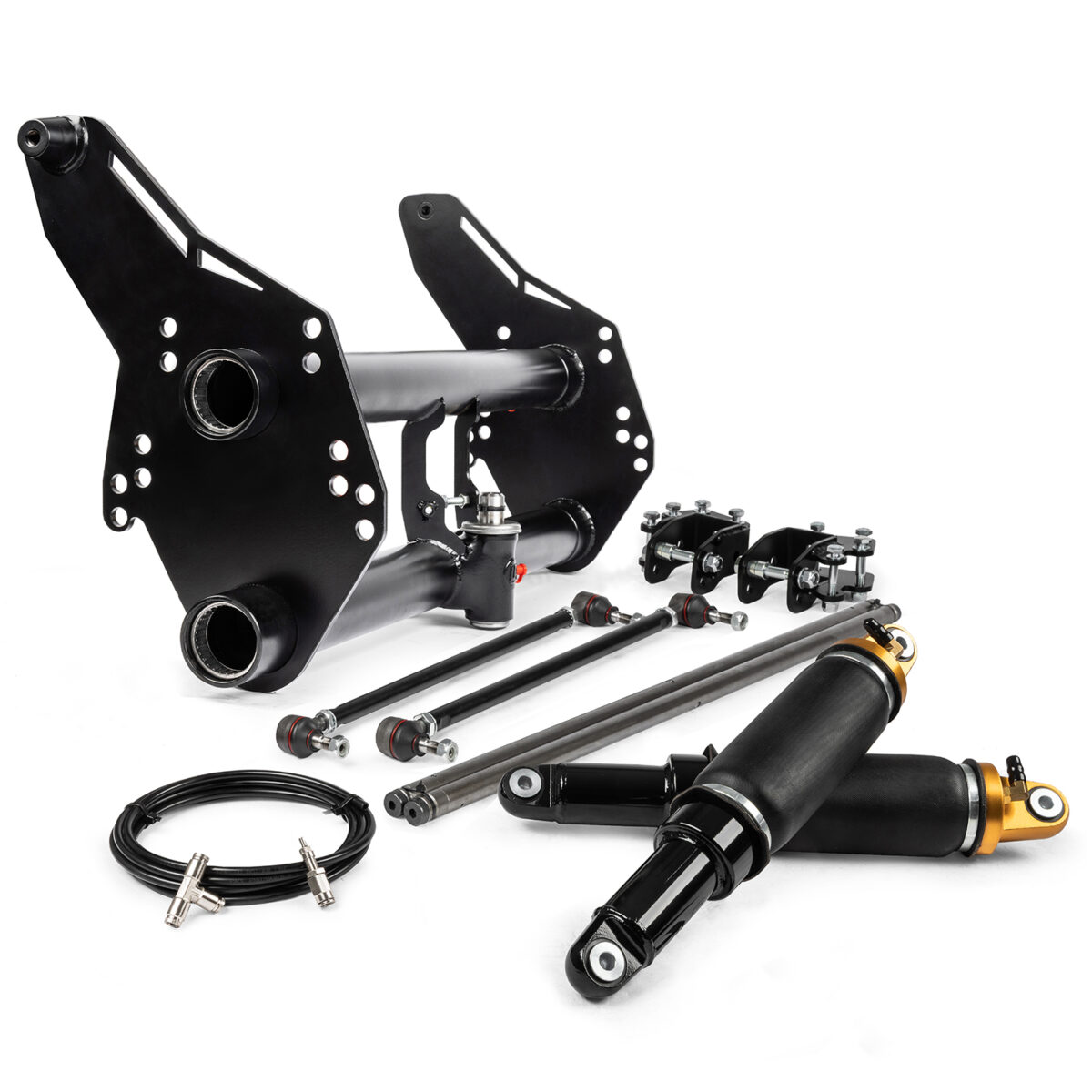 1968-79 Bay Window Stock Width Complete Front Air Ride Kit with Elite Series Beam