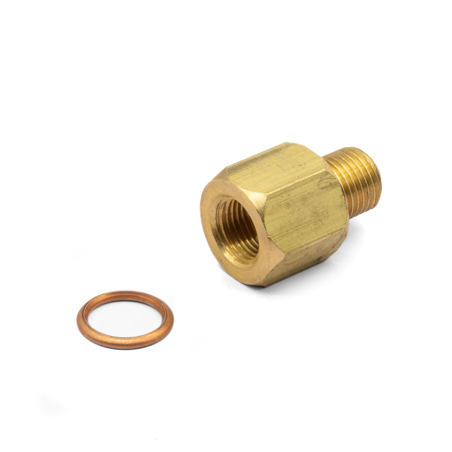 Auto Meter Oil Temperature / Pressure Sender Metric Adapter, (1/8" NPT