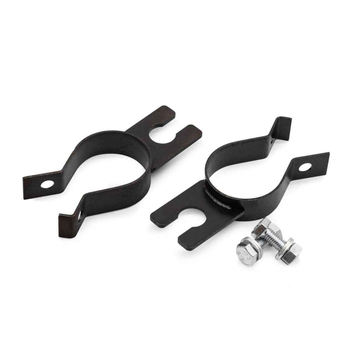Rear Bolt on Brake Line Brackets, Axle Tube, Pair