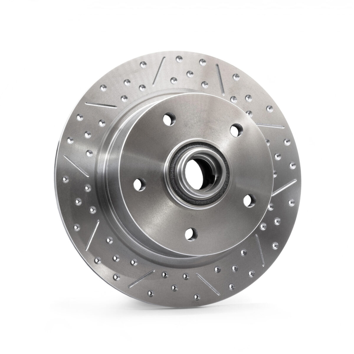 1967- Beetle / Ghia, Type 3 1966-71 Ball Joint Front Disk Brake, 5x120.6 / Chevy Pattern, Cross Drilled