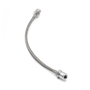 T1 1969-79 1302/03 Beetle Stainless Front Brake Hose Pipe Line / T2 1971-79 Bay Window, 340mm, Each