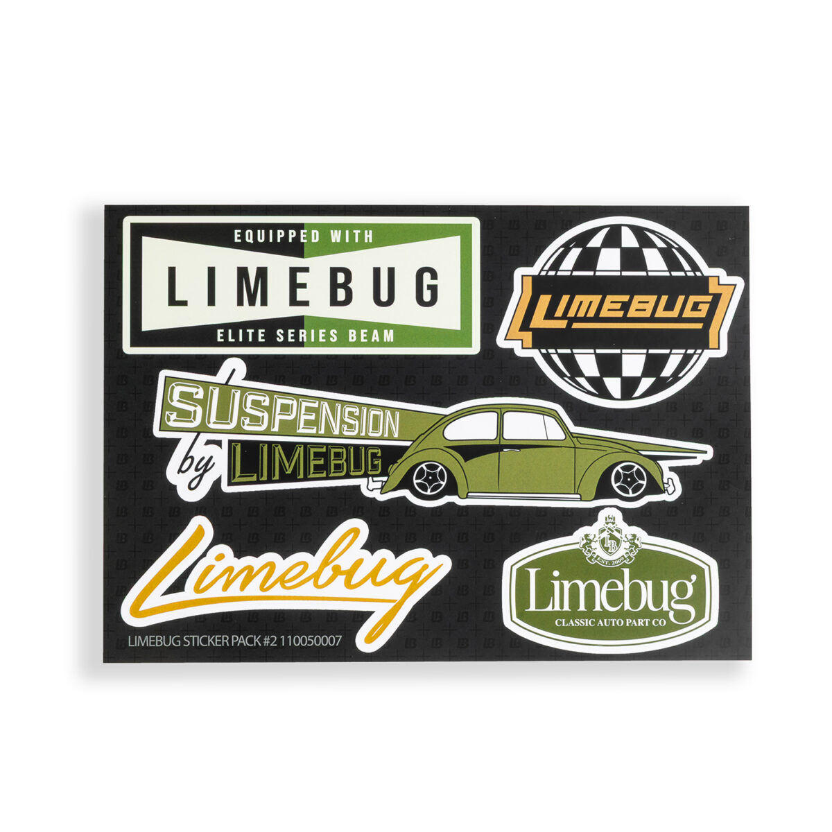 Limebug Assorted Sticker Pack (For Air Ride Kit)