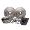 66- Beetle / Ghia Titan Wilwood 4-Piston 5x4.5" Chevy Pattern Ball Joint Front Disk Brake Kit