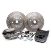 Pre 65 Beetle / Ghia Titan / Wilwood 4-Piston Link Pin 5x4.5" Chevy Pattern Front Disk Brake Kit