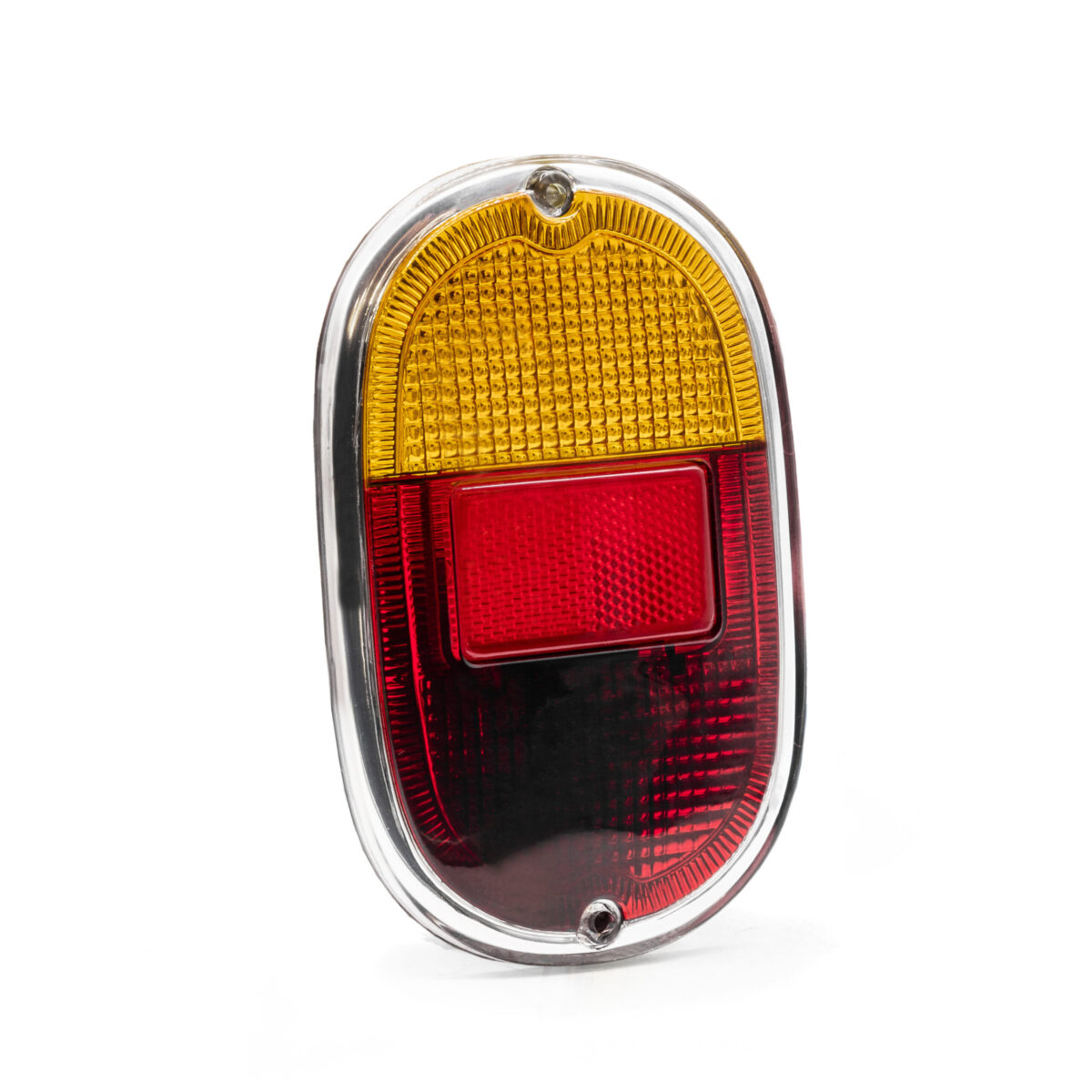 Split Screen / Bay Window 1962-71 Tail Light Lens w/ Silver Trim