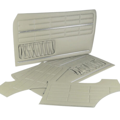 T14 1955-74 Karmann Ghia Complete Door Card Kit, Cream White