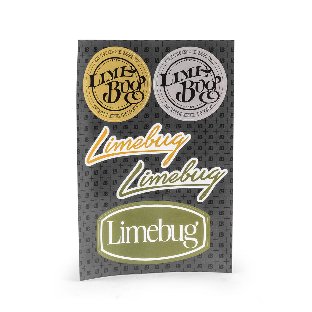 Limebug Custom Assorted Logo Slap Sticker Sheet